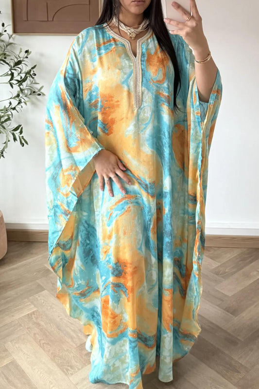 Abaya Turquesa